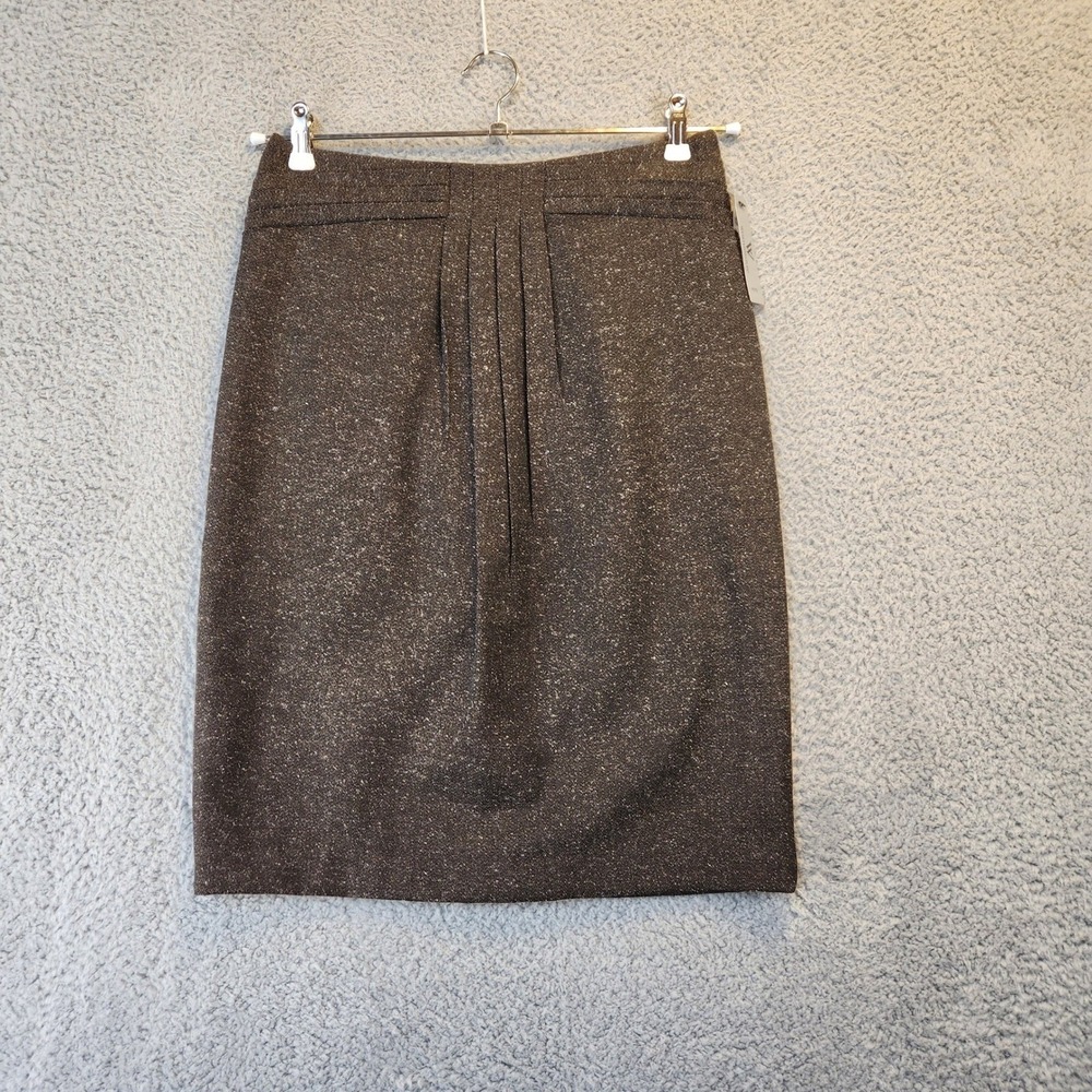 Worthington Petite Skirt Womens Size 8P Business Casual Zipper Knee Length NWT